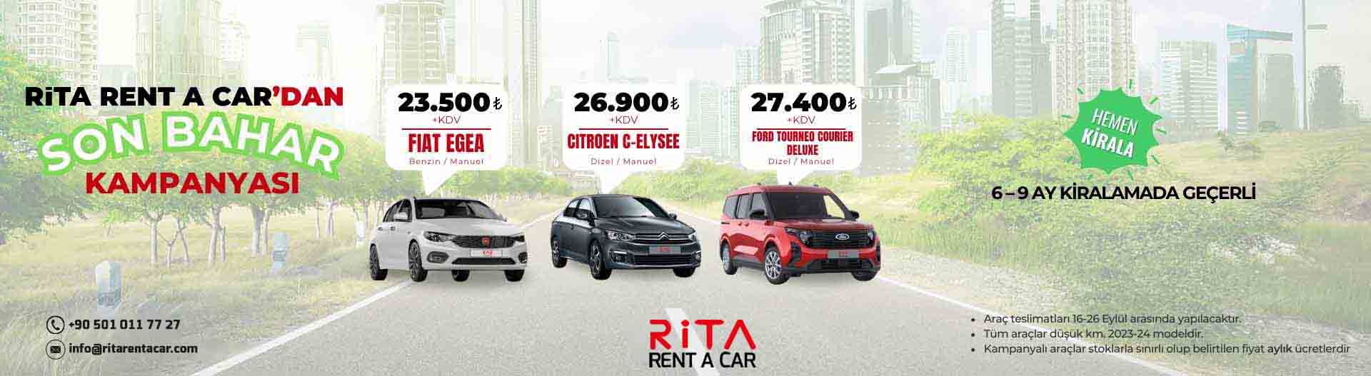 Kar Rent a Car'dan Son Bahar Kampanyası